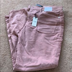 Brand new with tags pink ankle corduroys